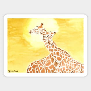 Daily Doodle 20- Entangled - Entangled Giraffes Sticker